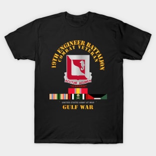 19th Engineer Battalion - Gulf War w SVC T-Shirt